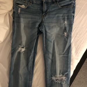 Ripped hollister jeans